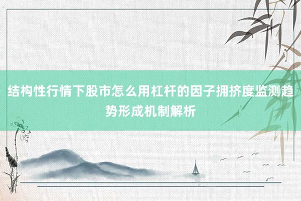 结构性行情下股市怎么用杠杆的因子拥挤度监测趋势形成机制解析