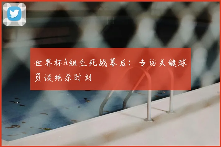 世界杯A组生死战幕后:专访关键球员谈绝杀时刻